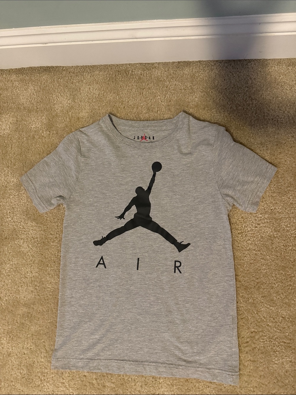 Jordan Gray Kids' Short Sleeve Jumpman Tee